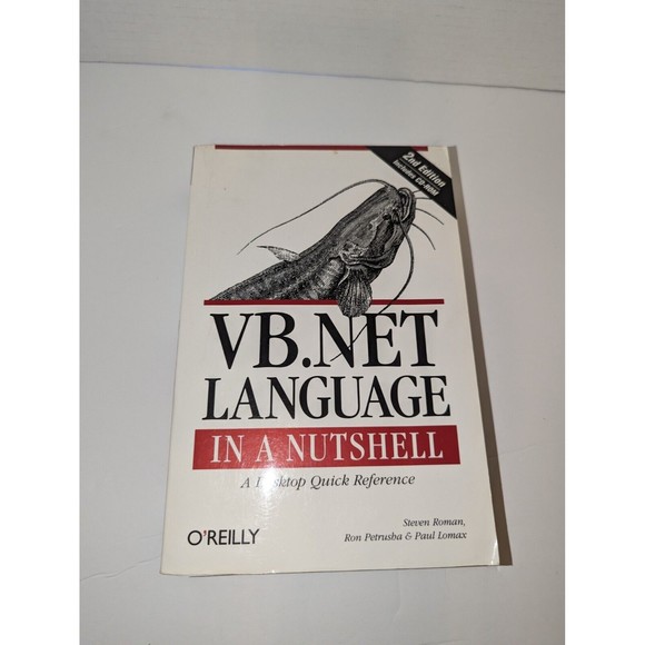 Lot of 2 VB.NET Language Books -  In a Nutshell, 2nd Ed [W CDROM]  + MS Press - Picture 2 of 10
